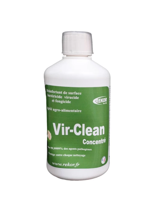 Désinfectant Bactéricide Vir-Clean Concentré 1L Rekor 1 Désinfectant Bactéricide Vir-Clean Concentré 1L Rekor