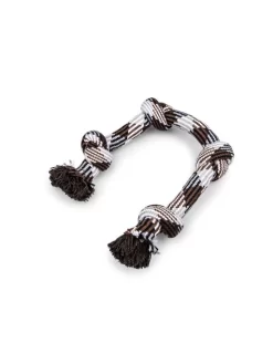 Jouet Corde Coton 4 Noeuds Brun 58cm Vadigran