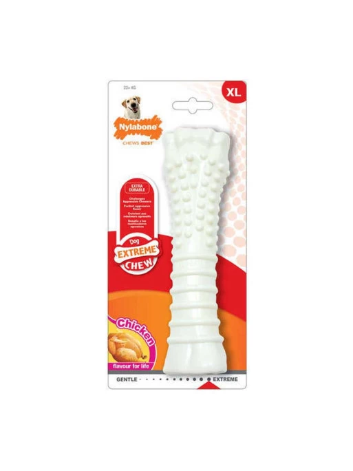 Jouet Os Texturé Extreme Chew Chicken Nylabone 1 Jouet Os Texturé Extreme Chew Chicken Nylabone