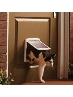 Porte Staywell 2 Positions Chats / Petits Chiens PetSafe -Le Monde des Chiens porte staywell 2 positions chats petits chiens petsafe 5